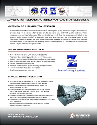 Vista 2 de Transmisión manual M5R2 3ª y 4ª Asamblea de sincronizado 1988-1998 Ford F150/Mazda