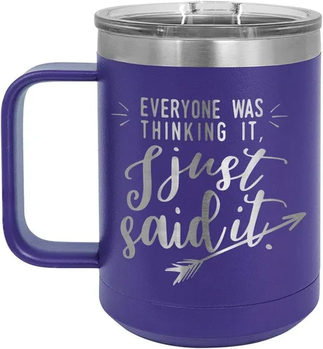 Vista 15 de Taza de café con tapa superior deslizante, con aislamiento para viaje, ideal para regalo de cumpleaños o Navidad de mujeres/hombres