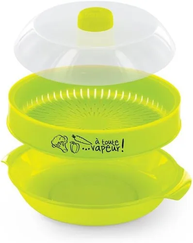 Vista 3 de CMP IBERICA CMKC2154 CUECE MICROONDAS Vapor, Gris/Rouge/Vert