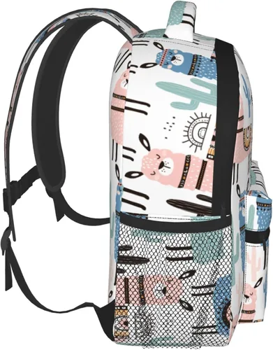Vista 3 de Mini mochila escolar de 12 pulgadas para niños y niñas, multicolor (Multicolor16), Mochilas Daypack