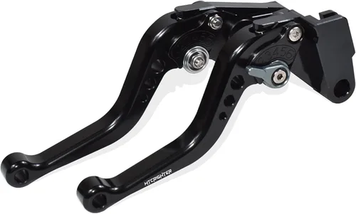 Vista 12 de Palanca de freno corta Palanca de embrague compatible con YAMAHA Fazer FZ-1 FZ-8 FZ-6 FZ-6R FZS600, aleación de aluminio CNC fabricada (negro)
