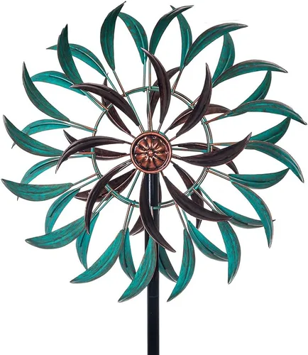 Vista 18 de Stargarden Molinillos de Viento de Metal Grandes para Exteriores, Arte de Metal para Patio, Esculturas de Viento y Molinillos para Decoraciones