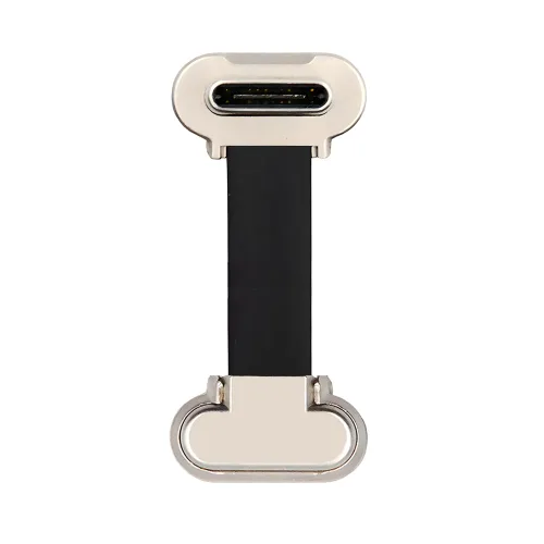 Vista 18 de xiwai Cable de carga USB-C corto en ángulo macho a macho de 5.9 in ultra