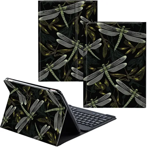 Vista 10 de Para Samsung Galaxy Tab S6 Lite Funda 2022/2020 Teclado Inalámbrico Desmontable Y Cubierta De Soporte De Cuero PU Funda Protectora Para Samsung