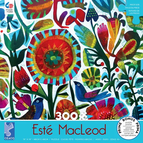 Vista 2 de Ceaco - Este Macleod - Suzani - Rompecabezas de 300 piezas de gran