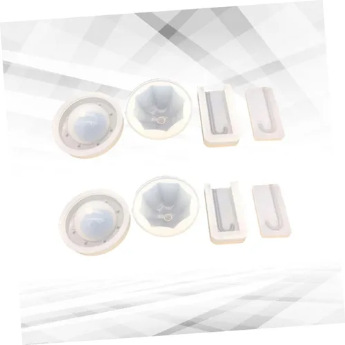 Vista 3 de EXCEART Moldes de silicona para manualidades, moldes epoxi para artesanías flexibles y decoración de escritorio