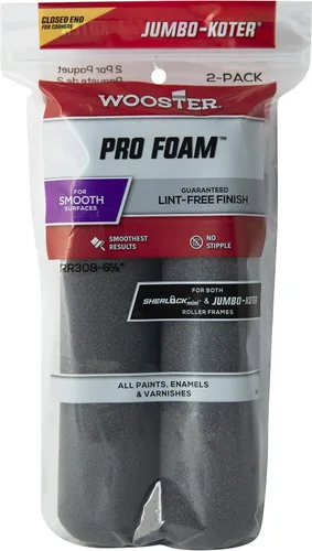 Vista 3 de Wooster Brush RR308-4-1/2 Pro Foam, paquete de 2, 4-1/2 pulgadas