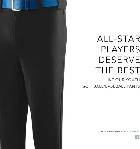 Vista 4 de Augusta Sportswear Kids Youth BaseballSoftball Pant