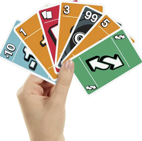 Vista 2 de Mattel Games Juego de 3 juegos de cartas con UNO, Phase 10 y ONO 99, diversión de viaje para niños y noches familiares con caja de lata