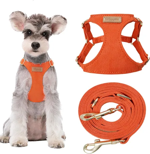 Vista 14 de Arnés para cachorros Puppytie XXS sin tirones con correa multifuncional para perro, suave ajustable, sin estrangulamiento, a prueba de escapes