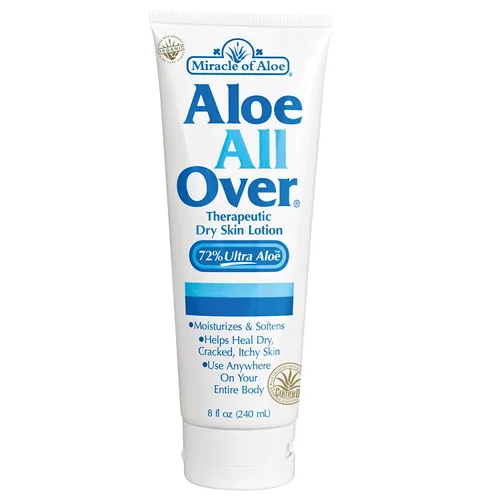 Vista 13 de Miracle of Aloe Loción súper hidratante para la piel seca de Aloe All Over (paquete de 3, 1 onza) - Fabricado con gel de aloe vera 72% UltraAloe