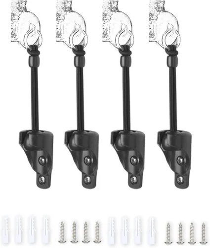 Vista 10 de Kit elástico, negro, resistente a la intemperie, para persianas enrollables exteriores Coolaroo