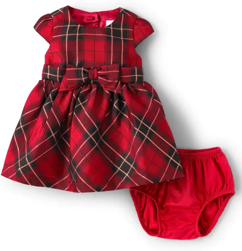Vista 5 de The Children's Place Vestido de moda de manga corta para bebés y niñas pequeñas