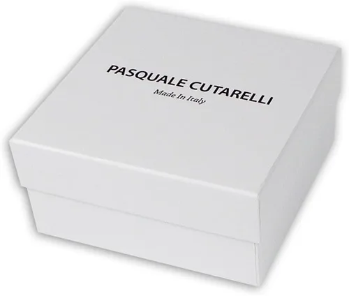 Vista 7 de Cinturón de cuero italiano con patrón de cocodrilo para hombre