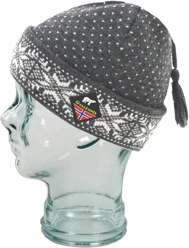 Vista 2 de Norlender Sombrero 100% de lana noruega con estampado de lunares
