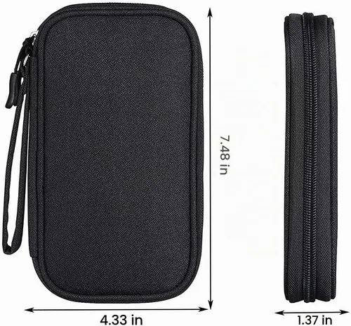 Vista 2 de Bolsa de Accesorios Electrónicos / Estuche Organizador Electrónico, Bolsa de Almacenamiento de Accesorios Electrónicos Pequeños Duradera para Varios