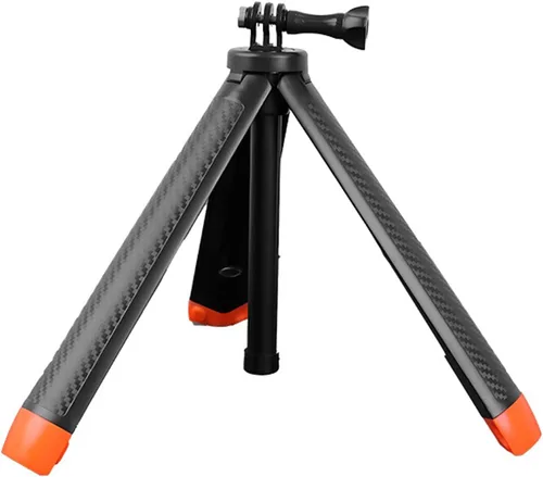 Vista 7 de Mini trípode extensible para cámara, 4 en 1 para selfie stick trípode flotante para selfie stick o agarre con tornillo de 1/4 pulgadas para Action 5
