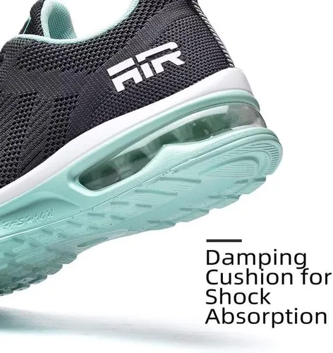 Vista 3 de Zapatos deportivos para correr con aire para mujer, ligeros, con amortiguación de aire, para gimnasio, entrenamiento, deportes