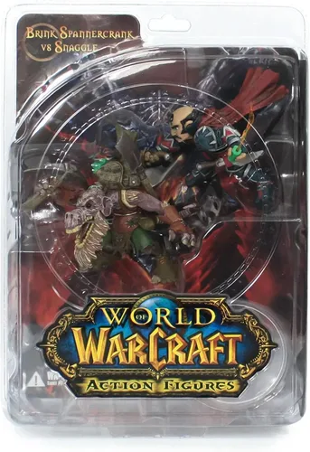 Vista 2 de World Of Warcraft Series 8 Figura de acción Brink Spannercrank & Snaggle