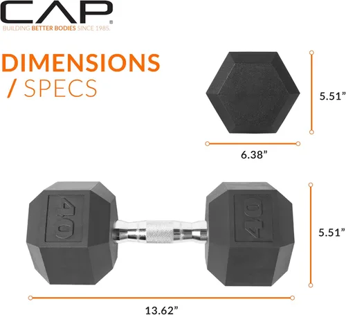 Vista 85 de CAP Barbell - Mancuerna recubierta Varias opciones de pares y conjuntos