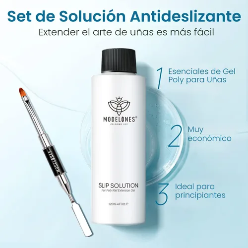 Vista 3 de Modelones Kit de gel de extensión de polivinílico, solución deslizante