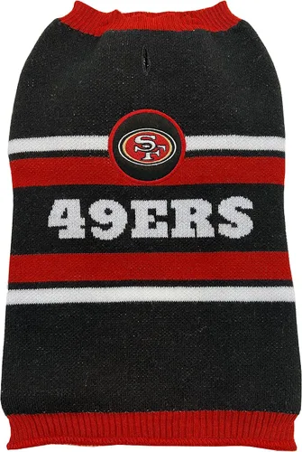 Vista 12 de Pets First NFL Buffalo Bills Suéter para Perros, Talla Extra Pequeña. Suéter Tejido Cálido y Acogedor con Logo del Equipo NFL, Mejor Suéter
