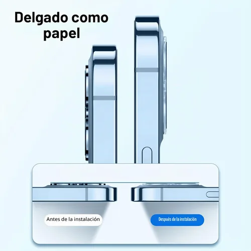Vista 7 de NEW'C - Paquete de 4, 2 vidrios templados para iPhone 13 Pro Max y 2