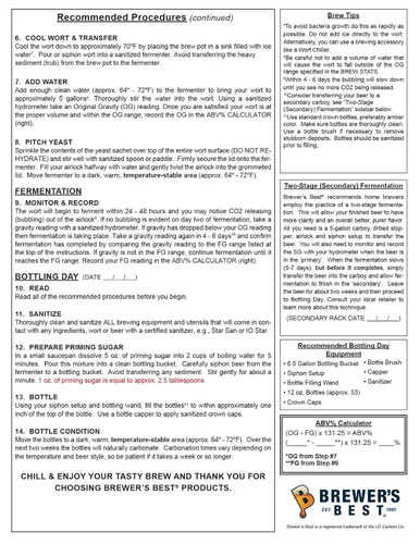 Vista 8 de Kit de ingredientes para preparación casera de cerveza Brewer's Best BIK-1007, American Amber