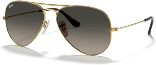 Vista 105 de Ray-Ban RB3025 - Lentes de sol de aviador de metal para hombre y mujer + paquete con kit de cuidado de gafas iWear de diseñador