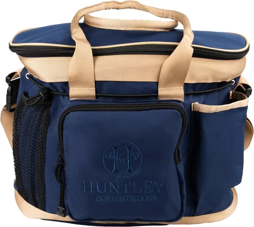 Vista 11 de Huntley Equestrian Bolsa de aseo de lujo perfectamente diseñada de fácil acceso con múltiples bolsillos con cierre superior de doble asa