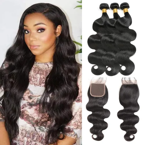 Vista 29 de Extensiones de cabello humano ondulado rubio 613 de 12 pulgadas, 100% sin procesar, grado 14A, cabello humano virgen brasileño sin procesar, 1