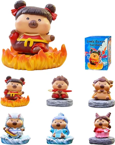 Vista 10 de Forest Capybara - Figuras de caja ciega, diseño aleatorio