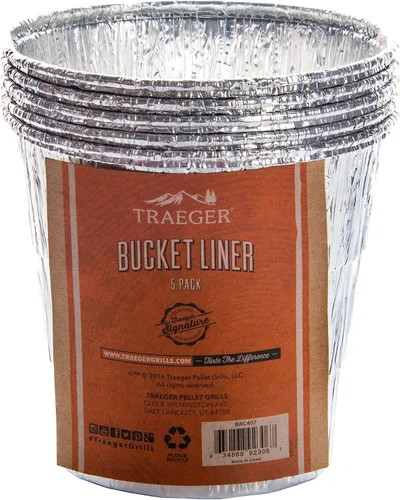 Vista 7 de Traeger Grills BAC608 Revestimientos para Barril de Grasa y Ceniza Accesorio de Parrilla Paquete de 5