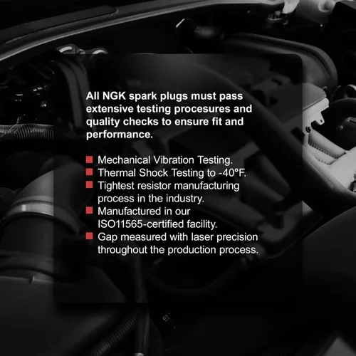 Vista 6 de 6 bujías NGK Iridium IX para Jeep Liberty 3.7L V6 2002-12 Ultra-fine 0.6mm iridium tip sharpens throttle response and acceleration. 40,000-60,000