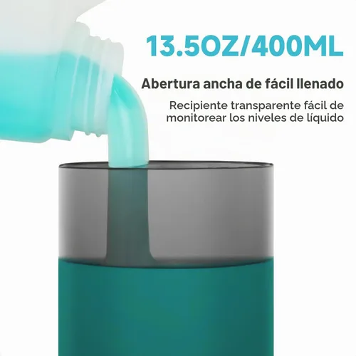 Vista 9 de AIKE Dispensador automático de jabón IPX7 impermeable 13.5oz acabado Acero inoxidable cepillado