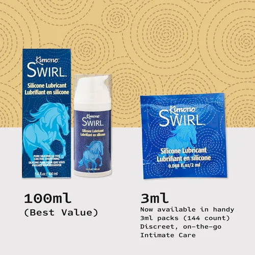 Vista 6 de Bolsa de lubricante de silicona – Bolsa de 144 unidades de 0.07 onzas líquidas / 0.1 fl oz cada lubricante de gel, fórmula no pegajosa, lubricante