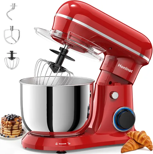 Vista 9 de Honinst Batidora eléctrica de pie 4QT, mezclador de cocina compacto de Verde