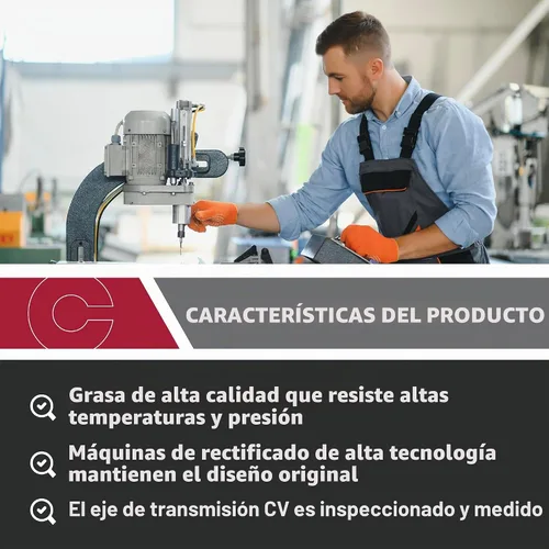 Vista 4 de Cardone 66-2103 Eje de transmisión CV Eje de transmisión automotriz de repuesto Compatible con modelos Ford Expedition, F-150, Lobo, Lincoln Mark