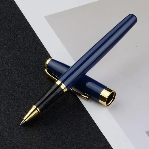 Vista 3 de NP Acoud - Bolígrafo de metal para oficina, bolígrafo de regalo de negocios con 2 recambios, caja de regalo de alta gama, bolígrafo de negocios
