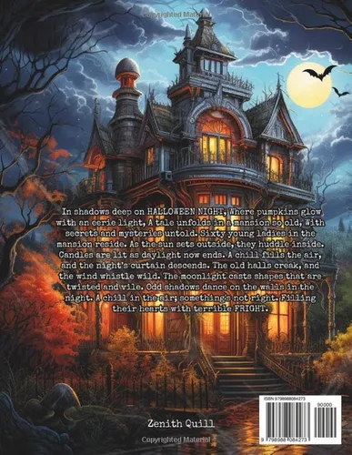 Vista 2 de FRIGHTFUL NIGHT Halloween-Inspired Coloring Book