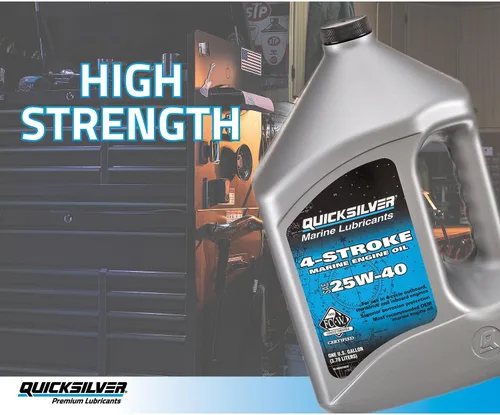 Vista 4 de Quicksilver de Mercury Marine Aceite de Motor Marino 25W-40