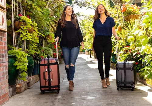 Vista 7 de VinGardeValise - Hasta 12 botellas y maleta de viaje multiusos para vino (borgoña)