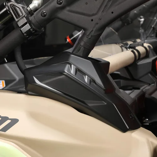 Vista 5 de HAKA TOUGH Cubierta de plástico con moldura de jaula trasera para Can Am Maverick X3 / X3 Max 2017-2022, accesorios de placa de protección de pilar