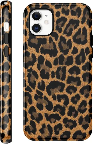 Vista 12 de Funda de teléfono con estampado de guepardo para iPhone 7/8/SE 2020/2022 de 4.7 pulgadas, funda de lujo con diseño de leopardo marrón coqueta a