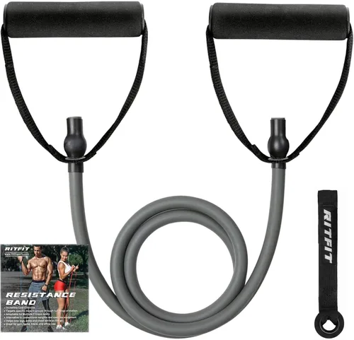 Vista 11 de RitFit Single Resistance Bands with Handles Door Anchor for Home Gym