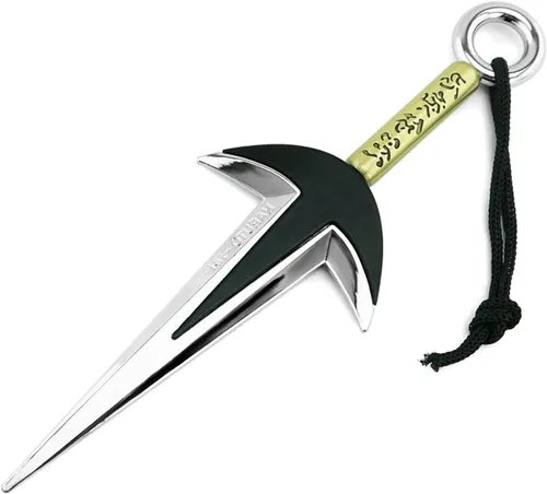 Vista 2 de DBKJ 709 pulgadas Anime Kakashi Namikaze Minato Kunai Cosplay Espada Figura de acción Espada Arma Colección Regalo Simulación Ninja Kunai Niños