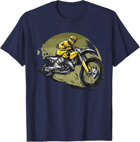 Vista 80 de Camiseta de motocross Supermotard Enduro, Negro, S