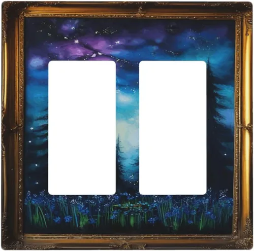 Vista 49 de Cubiertas Decorativas para Interruptores de Luz Arte de Pájaros BirdArt 1 Gang Salida Dúplex Individual Placa de Pared Placa de Interruptor Placa