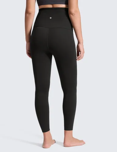 Vista 3 de CRZ YOGA Butterluxe - Leggings de maternidad sobre el vientre de 25 pulgadas, pantalones suaves para entrenamiento, yoga y embarazo