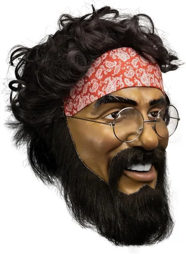 Vista 3 de Trick Or Treat Studios - Producto oficial - Cheech & Chong - Máscara de inyección Chong - Uso para adultos